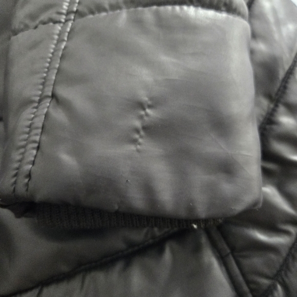 Mossimo Women's Long Black Hooded Puffer‎ Coat Small - Picture 9 of 16